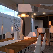 Mi proyecto del curso: Render de interiores con SketchUp y V-Ray Next. Projekt z dziedziny  Architektura, Architektura wnętrz, Architektura c, frowa i Wizualizacja architektoniczna użytkownika humbertico024 - 21.07.2022