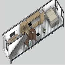 PROYECTO FINAL / CASA 3 x 9 . Interior Architecture, Interior Design, Interior Decoration, and Spatial Design project by Wilmar Garzón - 11.17.2022