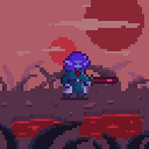 My project for course: Pixel Art Character Animation for Video Games. Character Animation, Video Games, Pixel Art, and Game Development project by Paulina Gil - 07.20.2022