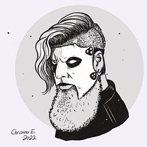 My project for course: Blackwork Tattoo Design. Projekt z dziedziny Trad, c, jna ilustracja, Ilustracja c, frowa i Projektowanie tatuaż użytkownika Christina Elefsinioti - 21.07.2022