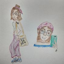 Meu projeto do curso: Desenho de personagens repletos de carisma. Character Design, Sketching, Drawing, Stor, telling, Stor, board, Artistic Drawing, and Narrative project by Nicole Ariyoshi - 07.20.2022