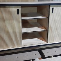 Mi proyecto del curso: Mini rack 3 módulos MH1 Ein Projekt aus dem Bereich H, werk, Möbeldesign und - bau, Innendesign, DIY und Tischlerei von Diego Arellano Agurto - 12.07.2022
