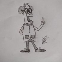 Mi proyecto del curso: Introducción a la creación de personajes estilo cartoon. Un projet de Illustration traditionnelle, Conception de personnages , et Dessin de ngallotto22 - 21.07.2022