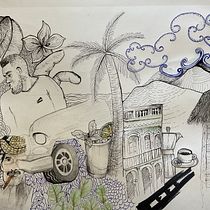 Mi proyecto del curso: Técnicas de dibujo para principiantes: trabaja la observación. Un progetto di Bozzetti, Disegno a matita, Disegno, Sketchbook e Illustrazione con inchiostro di Yanet Morales - 18.07.2022