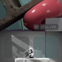 Proyecto Final: Composición still life en 3D Ein Projekt aus dem Bereich 3D, 3-D-Design, Traditionelle Illustration, Werbung, Architektur und Kunstleitung von Nico Bastida - 21.07.2022