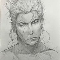 My project for course: Graphite Drawing Techniques for Planar Portraiture. Fine Arts, Sketching, Drawing, Portrait Drawing, Realistic Drawing, and Artistic Drawing project by willie jimenez - 07.21.2022