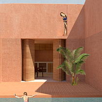 Mi proyecto del curso: Representación gráfica de proyectos arquitectónicos. Un projet de Architecture, Design graphique, Architecture d'intérieur, Design d'intérieur, Pa, sagisme, Collage, Architecture numérique et Illustration architecturale de Paola Elizabeth Soltero García - 21.07.2022