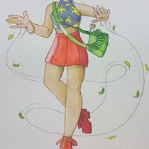 Mi proyecto del curso: Dibujo de personajes expresivos. Traditional illustration, Character Design, Comic, Pencil Drawing, Drawing, Watercolor Painting, and Manga project by sarain_melinf - 07.21.2022