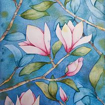 Mi proyecto del curso: Técnicas de acuarela en negativo para ilustración botánica Ein Projekt aus dem Bereich Traditionelle Illustration, Aquarellmalerei und Botanische Illustration von JESSICA RUIZ - 22.07.2022