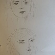 Mi proyecto del curso: Dibujo de personajes desde cero: retrata rostros y figuras. Projekt z dziedziny Trad, c, jna ilustracja, Projektowanie postaci, R, sunek ołówkiem,  R i sunek użytkownika Isabel - 22.07.2022