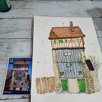 My project for course: Expressive Architectural Sketching with Colored Markers. Sketching, Drawing, Architectural Illustration, Sketchbook & Ink Illustration project by philana_neo - 07.20.2022