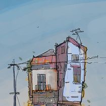 My project for course: Expressive Architectural Sketching with Colored Markers. Architectural Illustration, Sketching, Drawing, Sketchbook & Ink Illustration project by xvt69phdkb - 07.21.2022