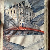 My project for course: Architectural Sketching with Watercolor and Ink. Sketching, Drawing, Watercolor Painting, Architectural Illustration, Sketchbook & Ink Illustration project by Gabriele Carbonella - 07.22.2022