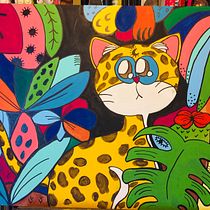 Mi proyecto del curso: Introducción a la pintura acrílica: crea un lienzo tropical. Un projet de Peinture, Création de motifs, Peinture acr , et lique de Paulina Esperanza Guerrero Rojas - 20.07.2022