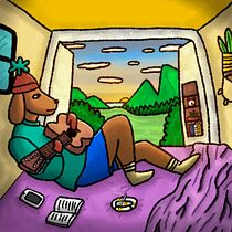 Perri en alto viaje - Mi proyecto. Un progetto di Illustrazione tradizionale, Animazione, Animazione 2D e Illustrazione digitale di Chama Land - 18.07.2022