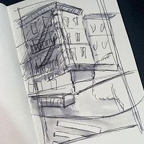 Mi proyecto del curso: Dibujo arquitectónico con acuarela y tinta. Sketching, Drawing, Watercolor Painting, Architectural Illustration, Sketchbook & Ink Illustration project by luiarboledalopez - 07.21.2022
