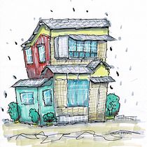 My project for course: Expressive Architectural Sketching with Colored Markers. Sketching, Drawing, Architectural Illustration, Sketchbook & Ink Illustration project by Mucius Yeo - 07.21.2022