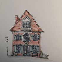 Mein Kursprojekt: Expressive Architekturskizzen mit Markern. Sketching, Drawing, Architectural Illustration, Sketchbook & Ink Illustration project by moonworld - 07.23.2022