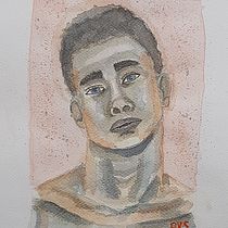 Mi proyecto del curso: Retrato artístico en acuarela. Fine Arts, Painting, Watercolor Painting, and Portrait Drawing project by Andres Felipe Vergara Salazar - 07.23.2022