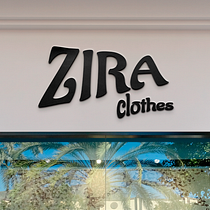 ZIRA clothes - Marca y tienda de Ropa. Design, Br, ing, Identit, Graphic Design, and Logo Design project by Arismendy Santana - 07.01.2022