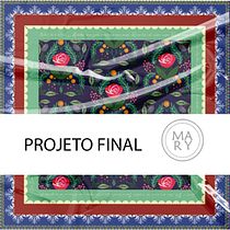 Meu projeto do curso: Ilustração para patterns com alma. Un progetto di Illustrazione tradizionale, Pattern design, Illustrazione vettoriale e Stampa di Marina - 23.07.2022