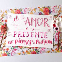 Mi proyecto del curso: Caligrafía con pinceles de agua para principiantes. Calligraph, and Watercolor Painting project by Trinidad Aranda - 07.24.2022
