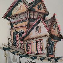 Mi proyecto del curso: Dibujo arquitectónico expresivo con marcadores de colores. Sketching, Drawing, Architectural Illustration, Sketchbook & Ink Illustration project by laura_perez_arnaez - 07.24.2022