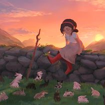 Meu projeto do curso: Princípios de iluminação para pintura digital. Traditional illustration, Digital Illustration, and Digital Painting project by Thaís Armando - 07.22.2022
