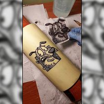 Proyecto del curso: Tatuaje en piel sintética . Tattoo Design project by Saúl HL - 07.24.2022