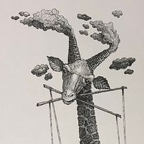 My project for course: Surrealistic Fineliner Illustration. Ilustração tradicional, Desenho a lápis, Desenho, Desenho realista, Desenho artístico e Ilustração com tinta projeto de Peter Wright - 31.10.2023
