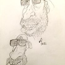 My project for course: Caricature Portrait with Graphite. Ilustração tradicional, Desenho, e Desenho de retrato projeto de Vic Daltrey - 22.07.2022