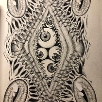 Mi proyecto del curso: Diseño de tatuajes Blackwork. Projekt z dziedziny Trad, c, jna ilustracja, Ilustracja c, frowa i Projektowanie tatuaż użytkownika Marcelo Taipe Vasquez - 25.07.2022