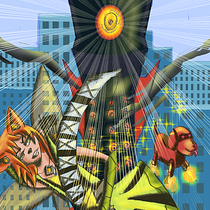 Mi proyecto del curso: Ilustración digital de fantasía y ciencia ficción. Traditional illustration, and Digital Illustration project by Victoria GC - 07.25.2022