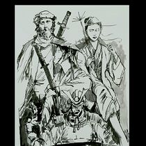 My project for course: Inking Techniques for Comics and Illustration. Traditional illustration, Fine Arts, Painting, Comic & Ink Illustration project by Shaukath Mohamed - 07.25.2022