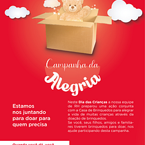 Meu projeto do curso: Campanha da Alegria (Projeto fictício). Un projet de Design , Direction artistique, Br, ing et identité , et Design graphique de Danilo Luiz Pinheiro - 20.07.2022