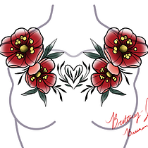 My project for course: Botanical Tattoo Design with Procreate. Ilustração tradicional, Ilustração digital, Desenho de tatuagens e Ilustração botânica projeto de Brittney-Jo Bassham Bassham - 22.07.2022