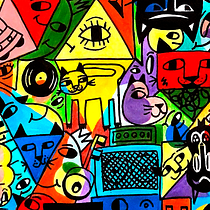 Mi proyecto del curso: Ilustración manual inspirada en técnicas digitales. Traditional illustration, Pencil Drawing, Drawing, and Sketchbook project by Manuel Camacho - 07.25.2022
