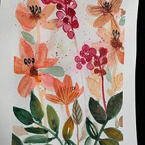 My project for course: Artistic Floral Watercolor: Connect with Nature. Ilustração tradicional, Pintura, Pintura em aquarela e Ilustração botânica projeto de dearemmarutherford - 25.07.2022