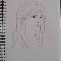 My project for course: Portrait Sketchbooking: Explore the Human Face. Sketching, Drawing, Portrait Drawing, Artistic Drawing, and Sketchbook project by helen2022 - 07.26.2022