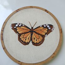 Meu projeto do curso: Técnicas de bordado realista. Traditional illustration, Embroider, and Textile Design project by Isabel Cavalcanti - 07.26.2022