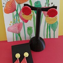 Meu projeto do curso: Design de bijuteria com polymer clay para iniciantes . Un progetto di Design di accessori, Artigianato, Design di gioielli e DIY di Sofia Caseiro - 26.07.2022
