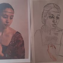 My project for course: Classical Portrait Drawing: The Renaissance Man’s Method. Fine Arts, Sketching, Drawing, Portrait Drawing, Realistic Drawing, and Artistic Drawing project by Tomas Stefunko - 07.26.2022