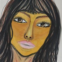 Meu projeto do curso: Caderno de retratos: explore o rosto humano. Sketching, Drawing, Portrait Drawing, Artistic Drawing, and Sketchbook project by Marileia Ferreira da Silva Lasprilla - 07.26.2022