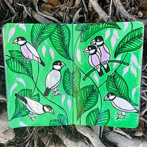 My project for course: Botanical Patterns in a Sketchbook: Conquer the Blank Page. Ilustração tradicional, Pattern Design, Ilustração botânica, e Sketchbook projeto de vbj7z9bhnb - 26.07.2022