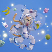 My project for course: 3D Character Creation in Blender. Een project van 3D, Ontwerp van personages,  3D-modellering, 3D-karakterontwerp y  3D-ontwerp van sawsan - 26.07.2022