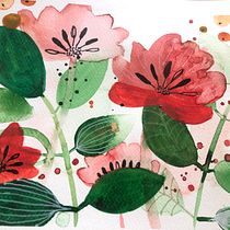 My project for course: Artistic Floral Watercolor: Connect with Nature. Ilustração tradicional, Pintura, Pintura em aquarela e Ilustração botânica projeto de Eva Kadar - 27.07.2022