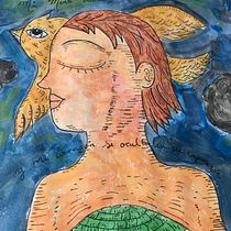 Mi proyecto del curso: Ilustración artística: dibuja tu imaginario. Traditional illustration, Painting, Creativit, Pencil Drawing, and Drawing project by navarro_paula - 07.28.2022