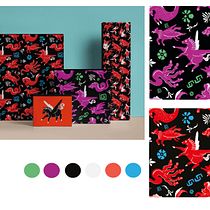My project for course: Illustrated Pattern Design. Design, Traditional illustration, Pattern Design, and Printing project by Joanna Kempska - 07.28.2022