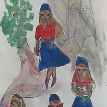 Cátia ou Eu. Character Design, Sketching, Drawing, Stor, telling, Stor, board, and Artistic Drawing project by ÁFIA FACO - 07.21.2022