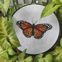 Mi proyecto del curso: Técnicas de bordado realista. Traditional illustration, Embroider, and Textile Design project by Camila Guapulema - 07.28.2022